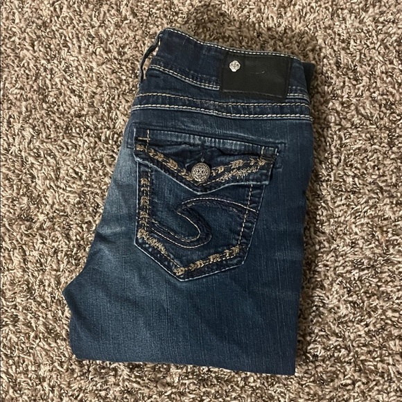 Silver Jeans Denim - Silver Jeans Dark Blue Boot Cut Women's Jeans